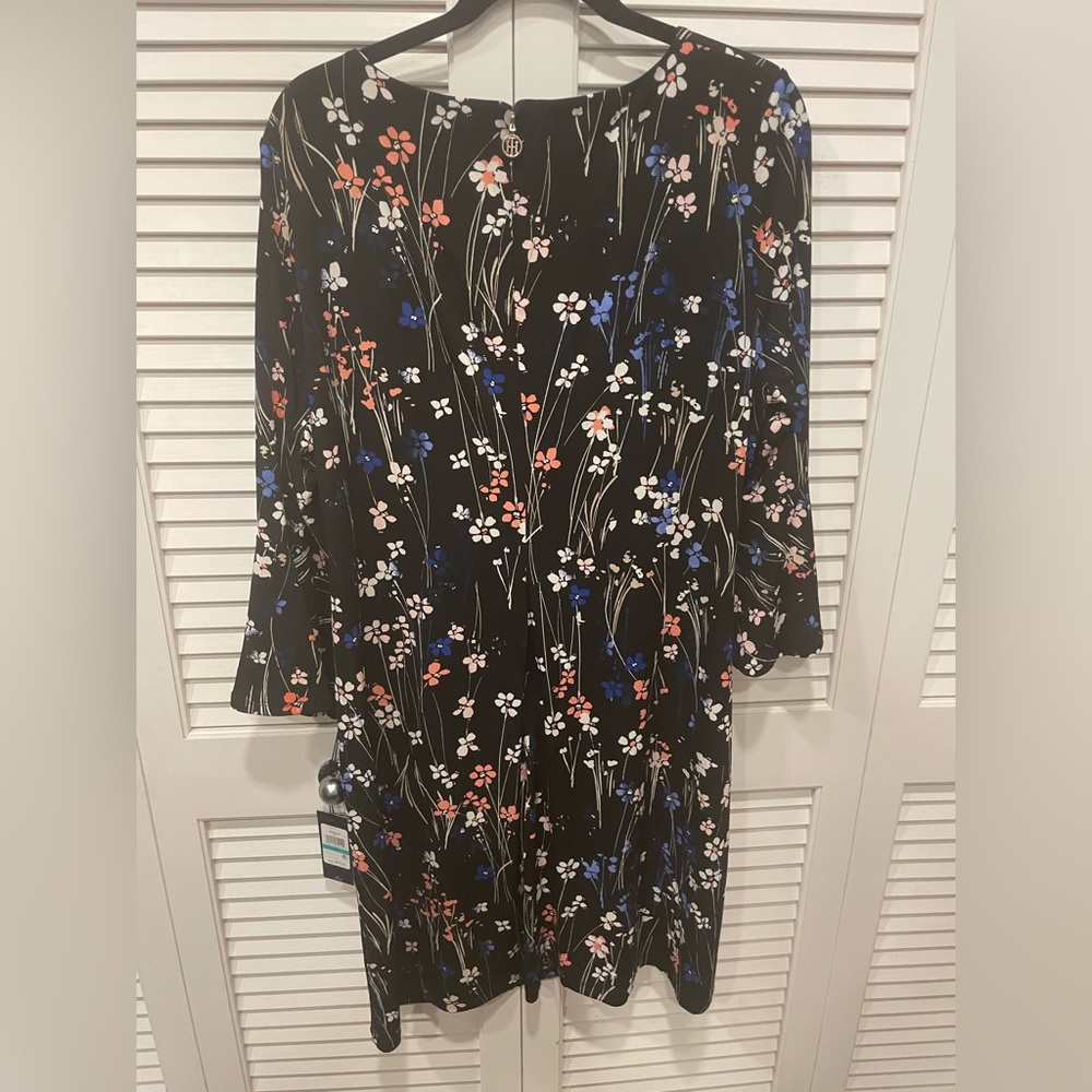 BEAUTIFUL BLUE TOMMY HILFIGER DRESS WITH TAGS SZ16